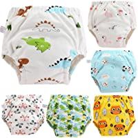 Los mejores  - ElecMotive Pack de 6 Pantalones de Entrenamiento para Bebés Niños Niñas Bragas Estampadas de Aprendizaje Reutilizable